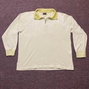 Mens Paul &Shark Yachting Zip 1/4 Cotton Sweater Pullover Long Sleeve XI
